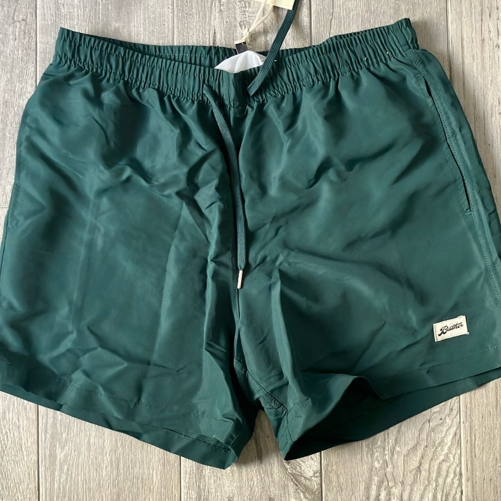 Swim shorts, dark green, size m